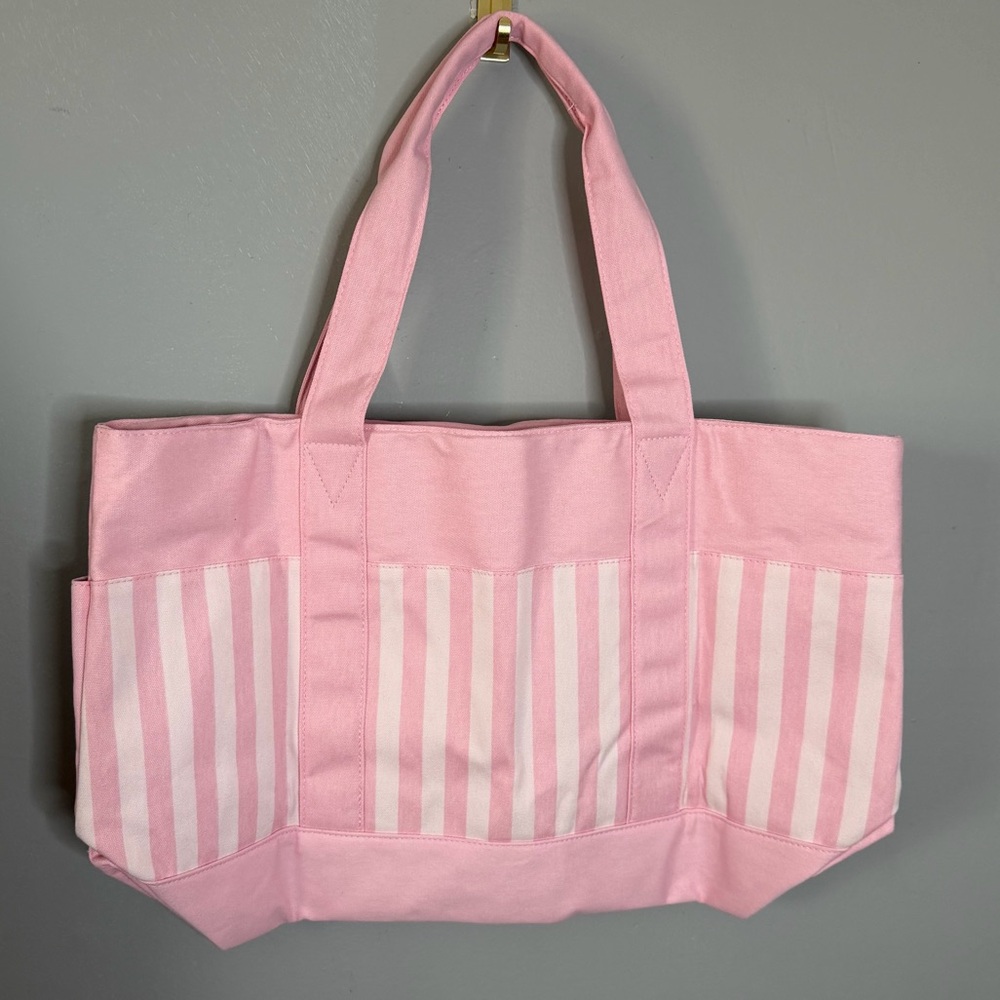 NWT! VS Striped Tote Bag - Picture 3 of 5